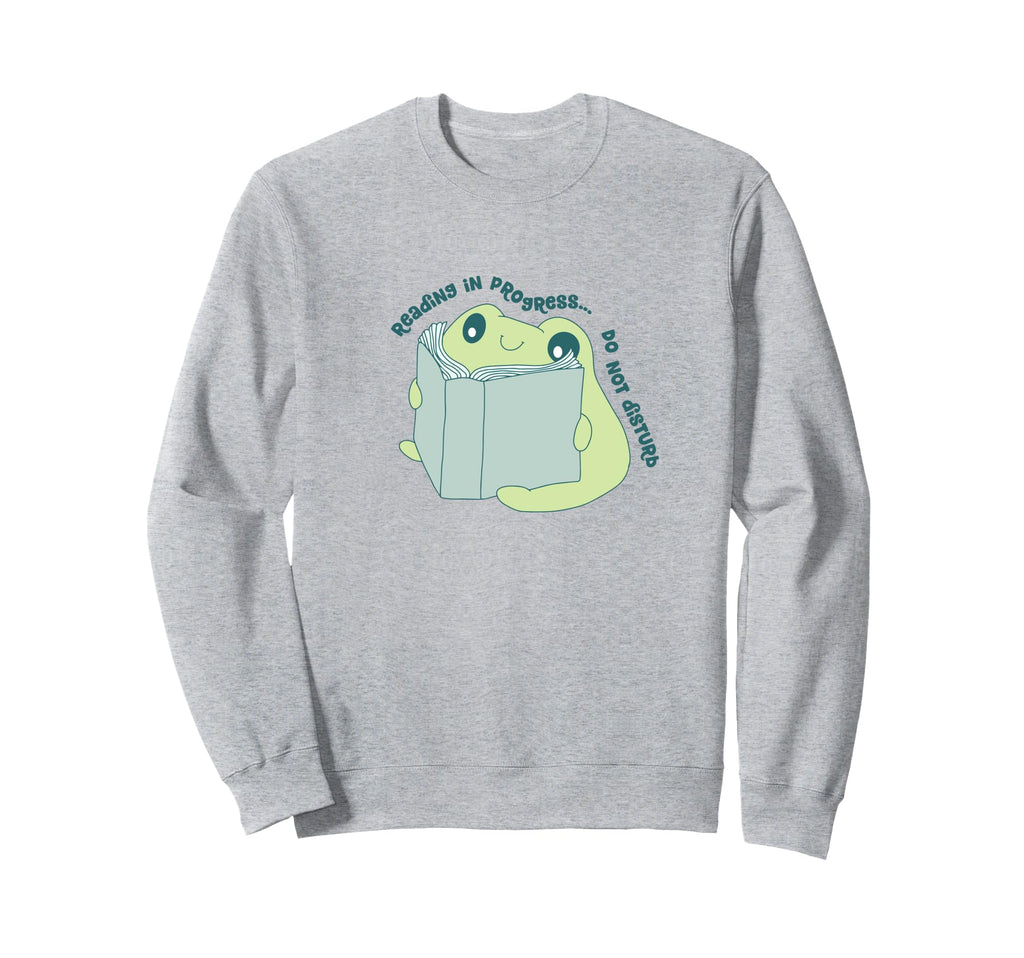 Frog Bookworm Fantasy Mystery Books Sweatshirt - Fun Novelty Design Unisex - T-Shirt, Sweatshirt, Hoodie