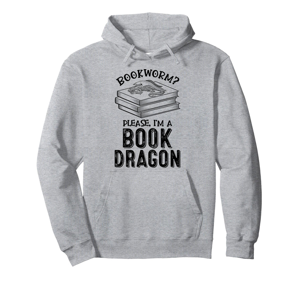 Dragon Literary Readers Book Themed Hoodie - Novelty Apparel for Adults - T-Shirt, Sweatshirt, Hoodie