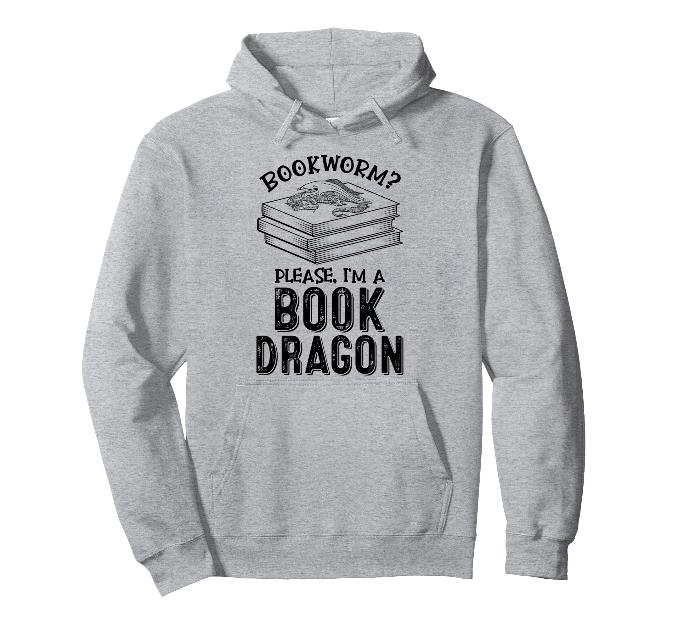 Dragon Literary Readers Book Themed Hoodie - Novelty Apparel for Adults - T-Shirt, Sweatshirt, Hoodie