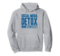 Antisocial Social Media Detox Complete Hoodie - Minimalist Print Unisex - T-Shirt, Sweatshirt, Hoodie