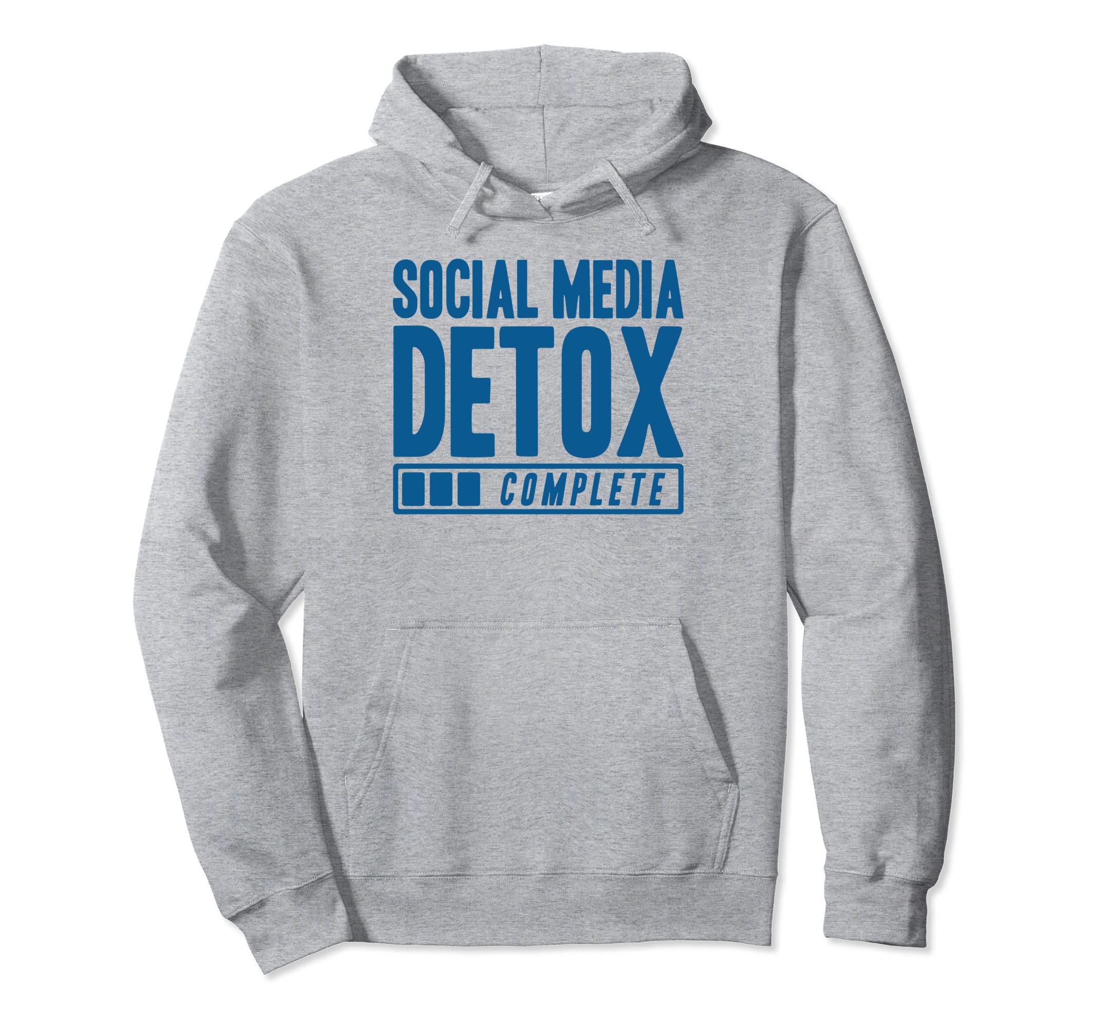 Antisocial Social Media Detox Complete Hoodie - Minimalist Print Unisex - T-Shirt, Sweatshirt, Hoodie