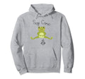 Self Care Kawaii Frog Drinking Tea Hoodie - Fun Novelty Design Men Women - T-Shirt, Sweatshirt, Hoodie