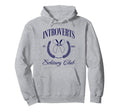 Introvert Social Solitary Club Funy Hoodie - Unique Graphic Men Women - T-Shirt, Sweatshirt, Hoodie