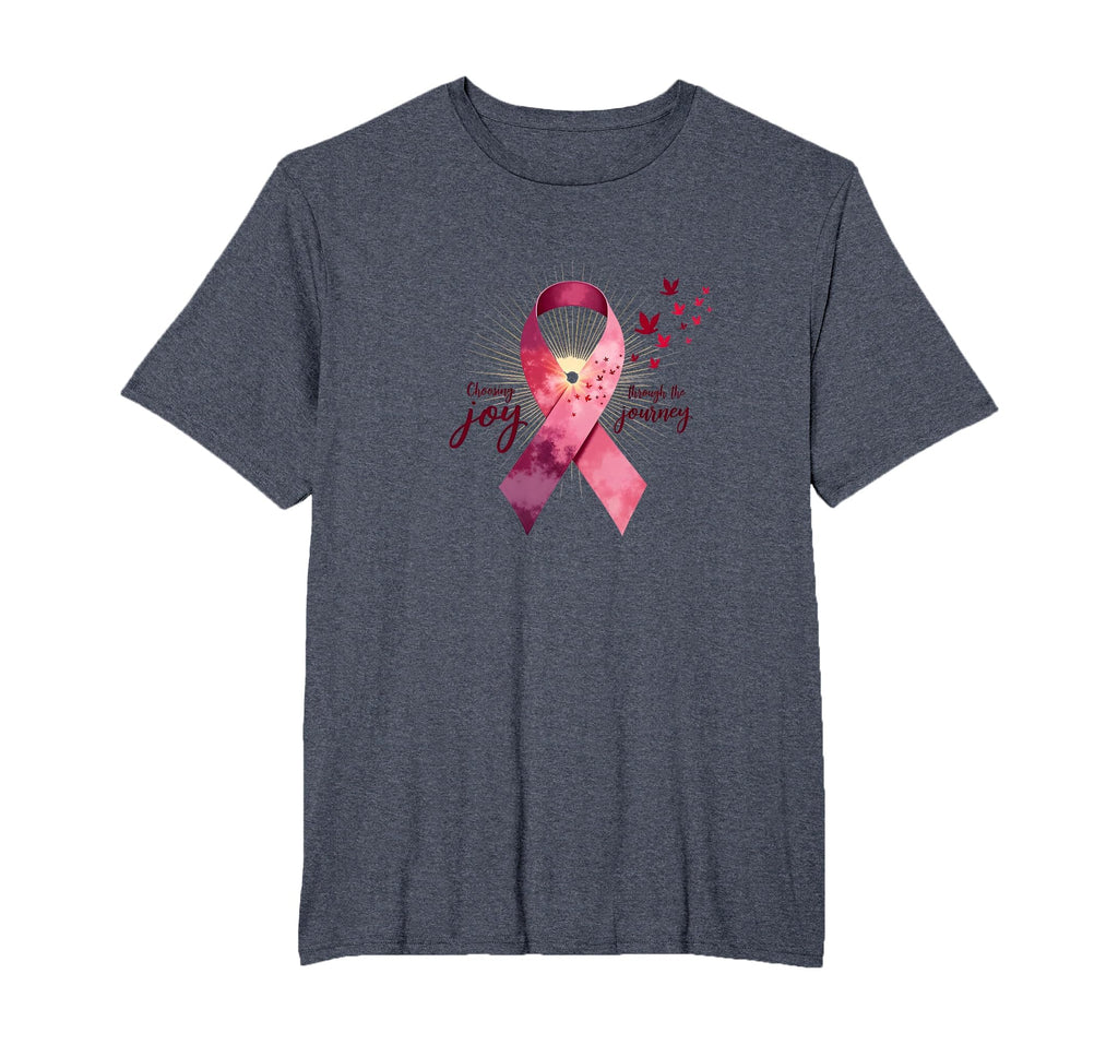 Breast Cancer Shirts Choosing Joy Through T-Shirt - Trendy Graphic Unisex - T-Shirt, Sweatshirt, Hoodie