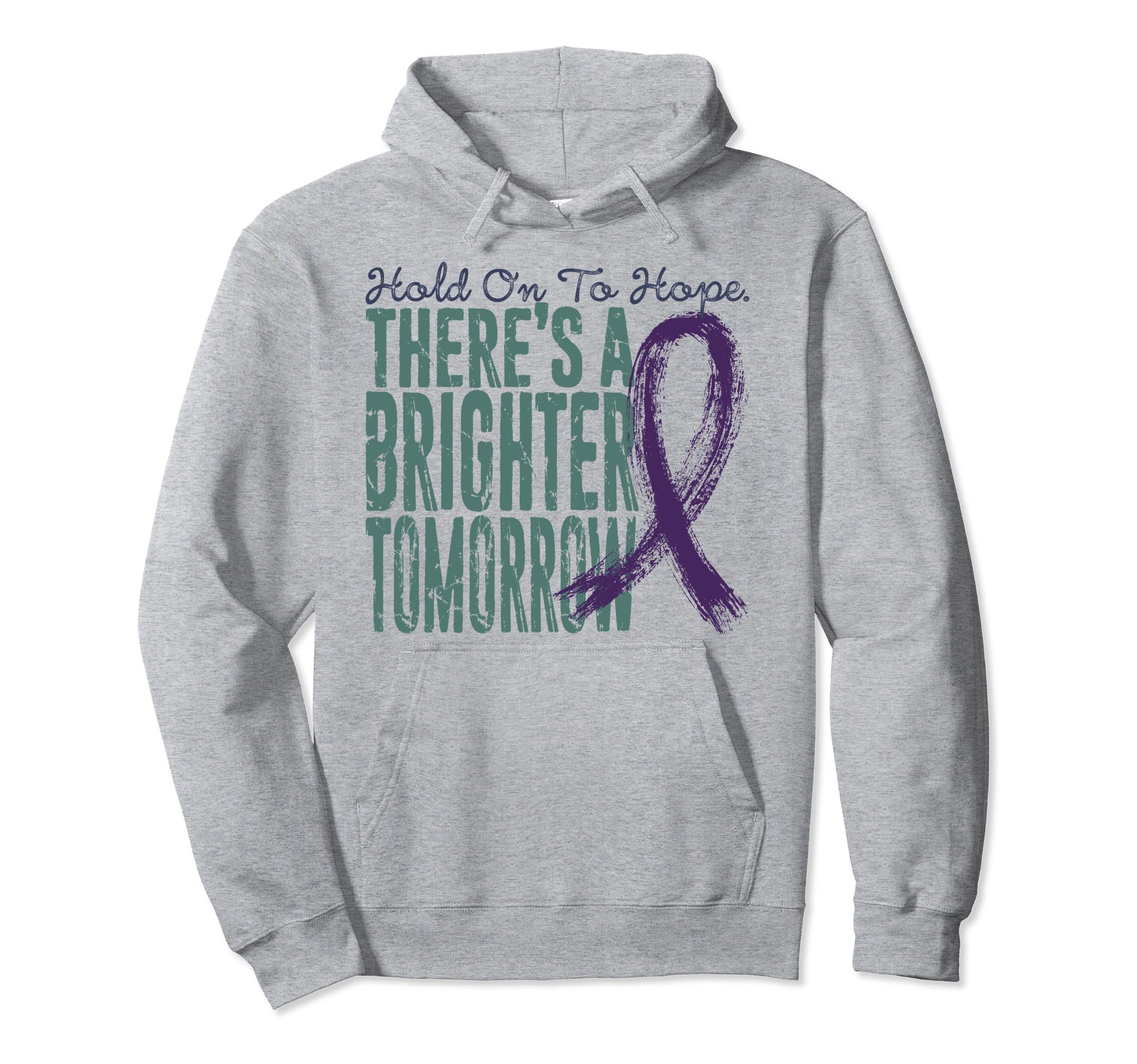 Hold To Hope Suicide Prevention Hoodie - Fun Novelty Design for Adults - T-Shirt, Sweatshirt, Hoodie