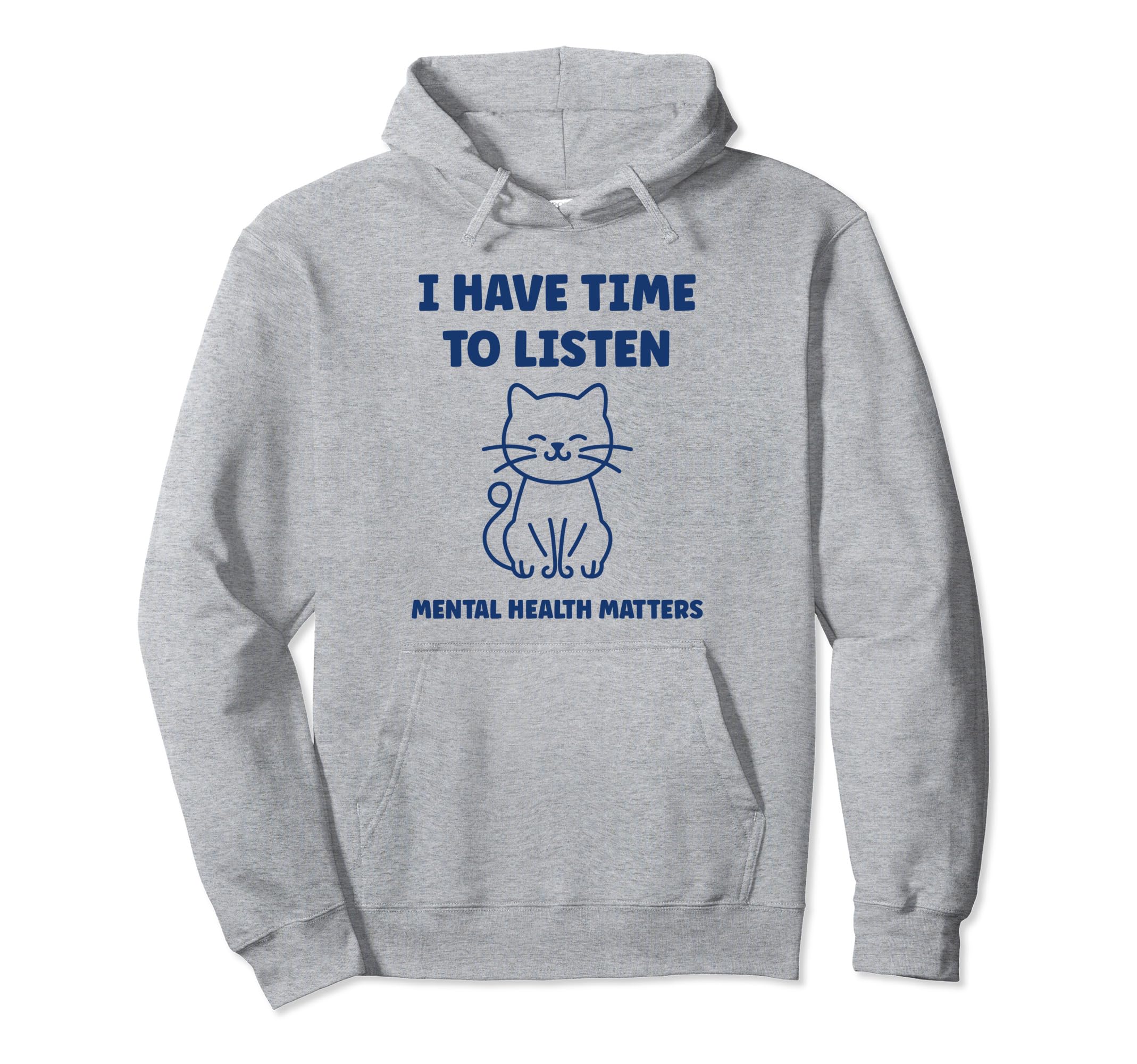 Animal I Have Time To Listen Mental Hoodie - Aesthetic Graphic Unisex - T-Shirt, Sweatshirt, Hoodie