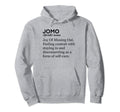 Funny Introvert Jomo Anti Social Hoodie - Trendy Graphic Men Women - T-Shirt, Sweatshirt, Hoodie
