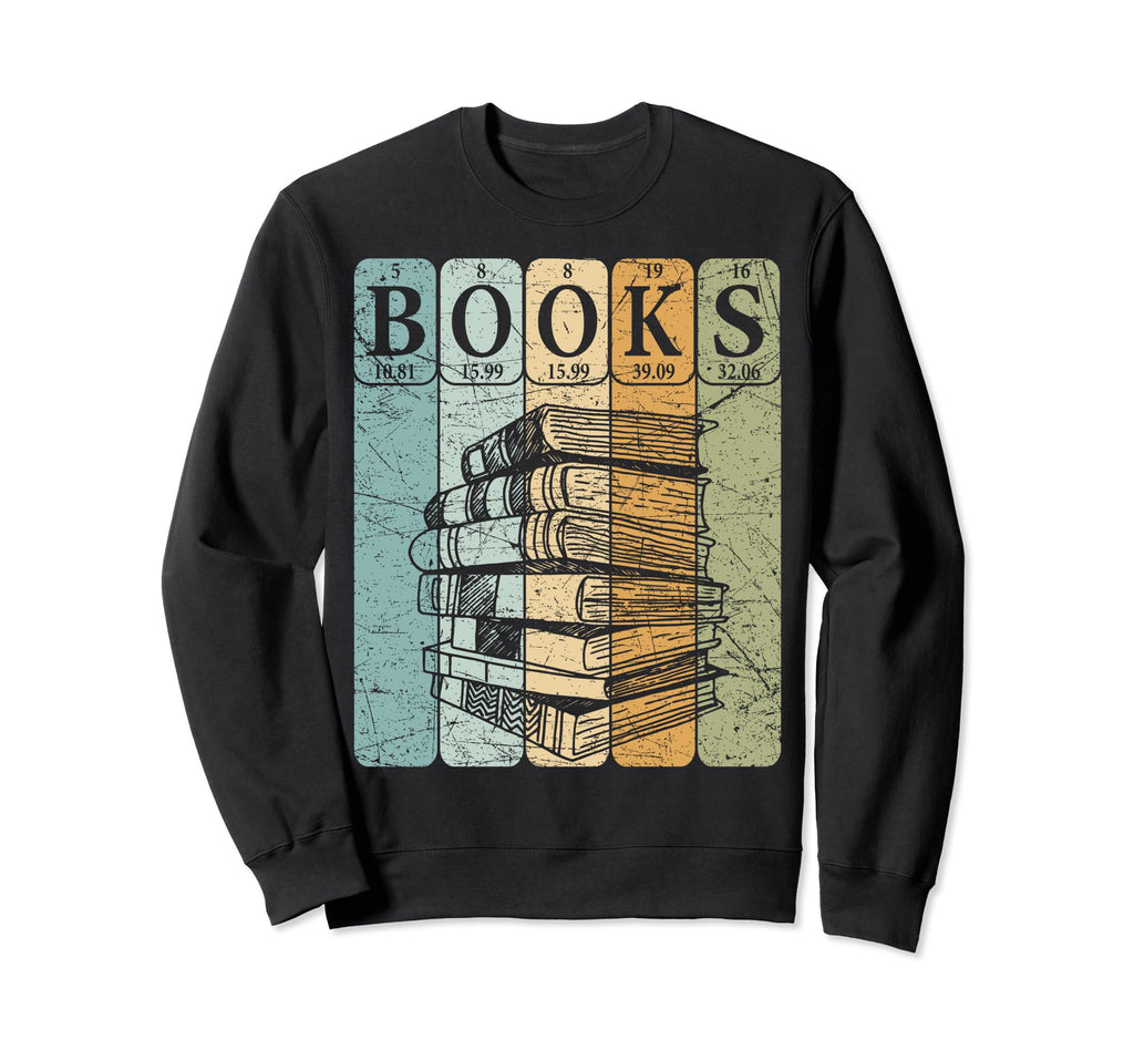 Book Reader Periodic Table Elements Sweatshirt - Minimalist Print Unisex - T-Shirt, Sweatshirt, Hoodie