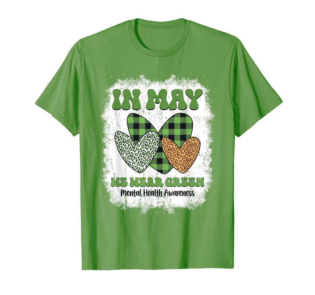 Green Leopard May We Wear Green Mental T-Shirt - Aesthetic Graphic Unisex - T-Shirt, Sweatshirt, Hoodie