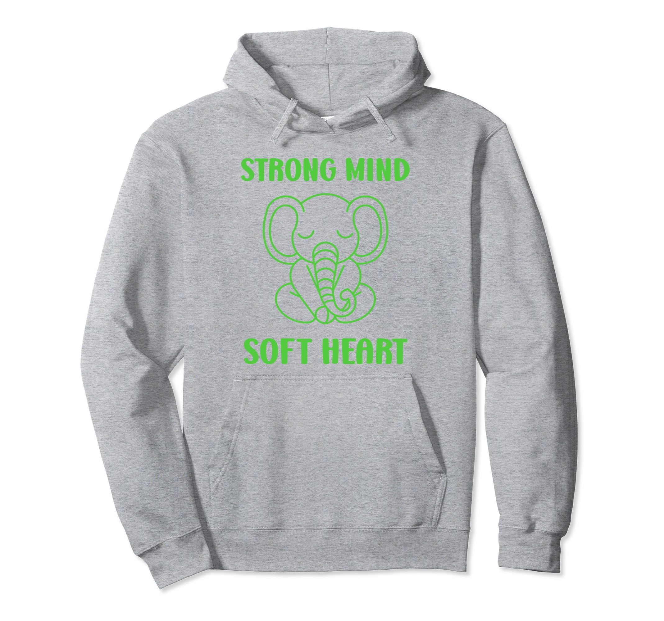 Animal Strong Mind Soft Heart Mental Hoodie - Aesthetic Graphic Men Women - T-Shirt, Sweatshirt, Hoodie