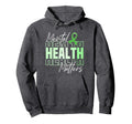 Mental Health Month We Wear Green Hoodie - Aesthetic Graphic for Adults - T-Shirt, Sweatshirt, Hoodie