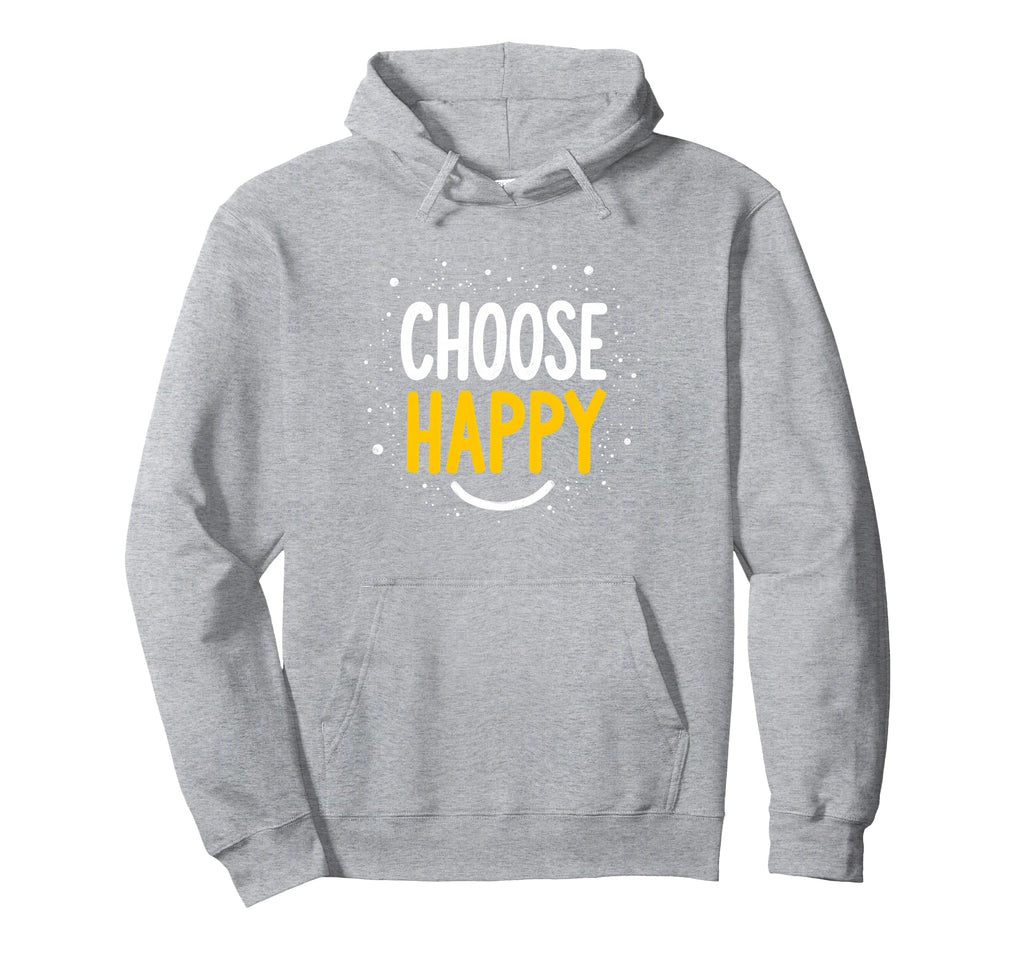 Choose Joy Uplifting Happy Slogan Hoodie - Unique Graphic Men Women - T-Shirt, Sweatshirt, Hoodie