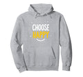 Choose Joy Uplifting Happy Slogan Hoodie - Unique Graphic Men Women - T-Shirt, Sweatshirt, Hoodie