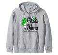 Positivity End Stigma Mental Health Hoodie - Novelty Apparel for Adults - T-Shirt, Sweatshirt, Hoodie