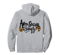 Anti Social Butterfly Hoodie - Graphic Print Men Women - T-Shirt, Sweatshirt, Hoodie