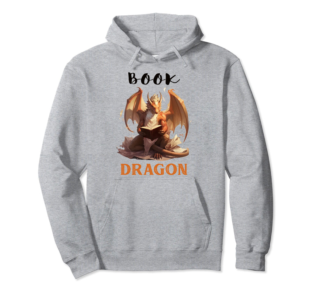 I Am Book Dragon Funny Book And Dragon Hoodie - Streetwear Style Unisex - T-Shirt, Sweatshirt, Hoodie