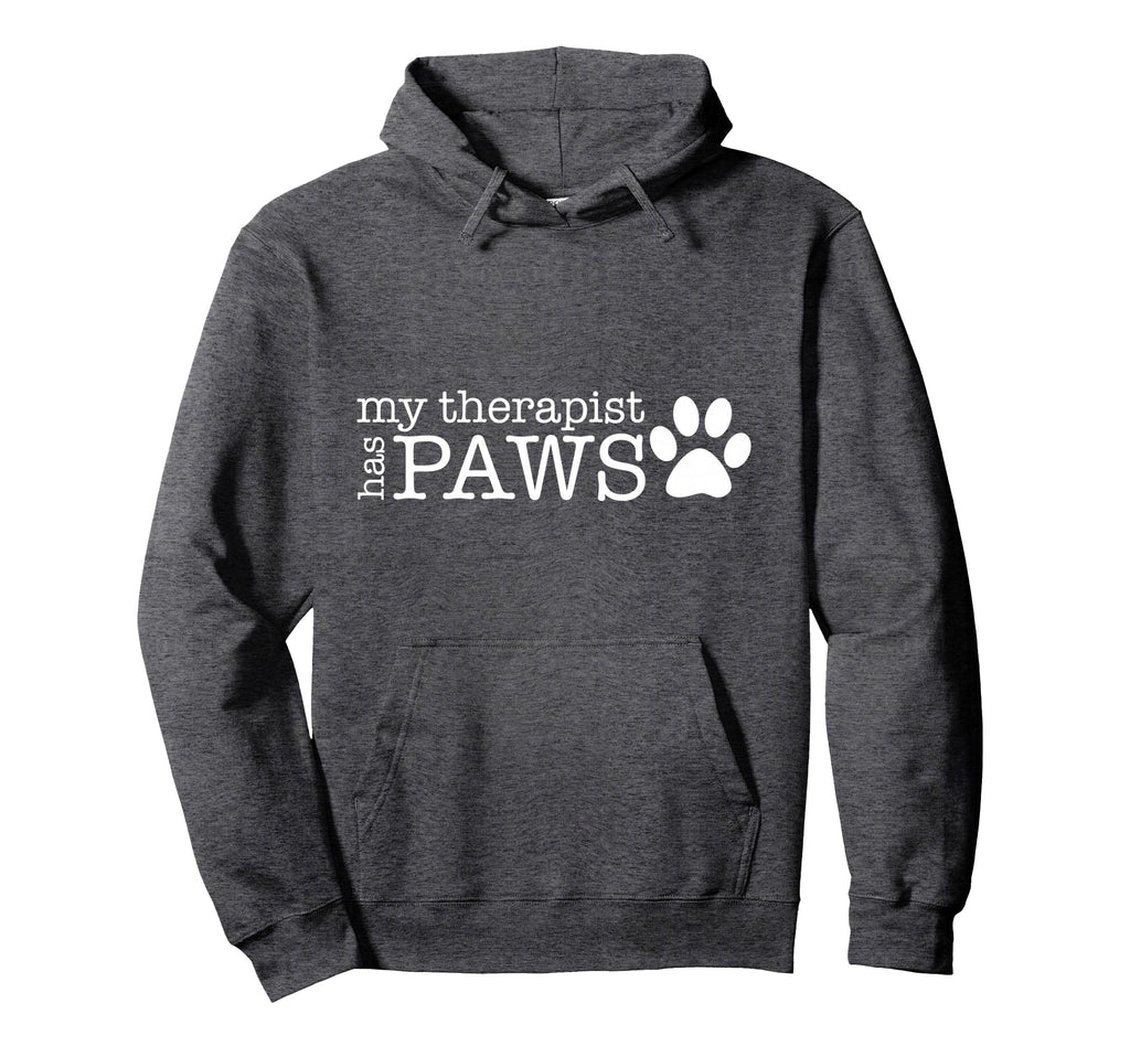 My Therapist Has Paws Hoodie - Aesthetic Graphic Men Women - T-Shirt, Sweatshirt, Hoodie