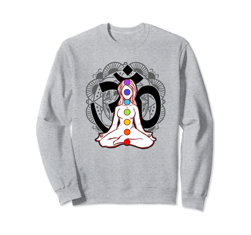 Chakra Chakras Aligned Meditation Sweatshirt - Minimalist Print Unisex - T-Shirt, Sweatshirt, Hoodie
