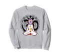 Chakra Chakras Aligned Meditation Sweatshirt - Minimalist Print Unisex - T-Shirt, Sweatshirt, Hoodie