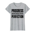 Motivational Teacher Distressed Progress T-Shirt - Graphic Print Men Women - T-Shirt, Sweatshirt, Hoodie
