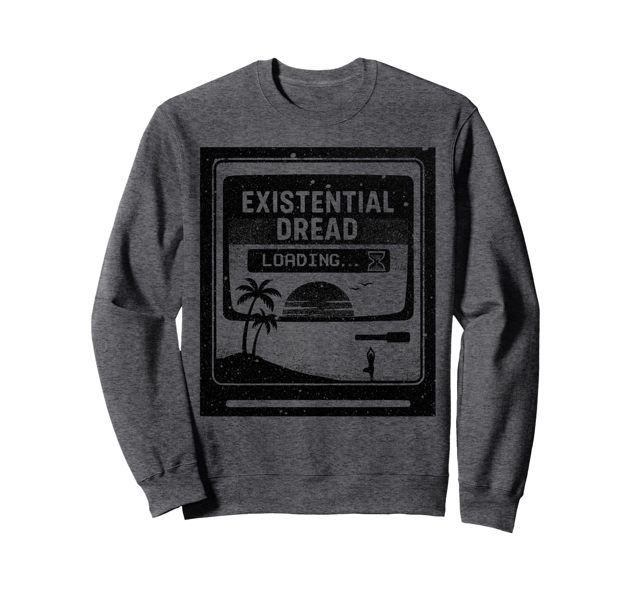 Loading Tech Office Computer Sweatshirt - Novelty Apparel for Adults - T-Shirt, Sweatshirt, Hoodie