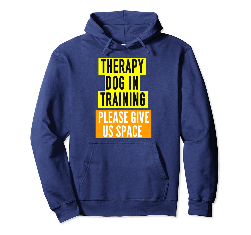 Therapy Dog Training Both Sides Womens Hoodie - Novelty Apparel for Adults - T-Shirt, Sweatshirt, Hoodie