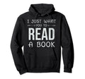 Funny Library Geek Bibliophile Bookworm Hoodie - Fun Novelty Design Unisex - T-Shirt, Sweatshirt, Hoodie