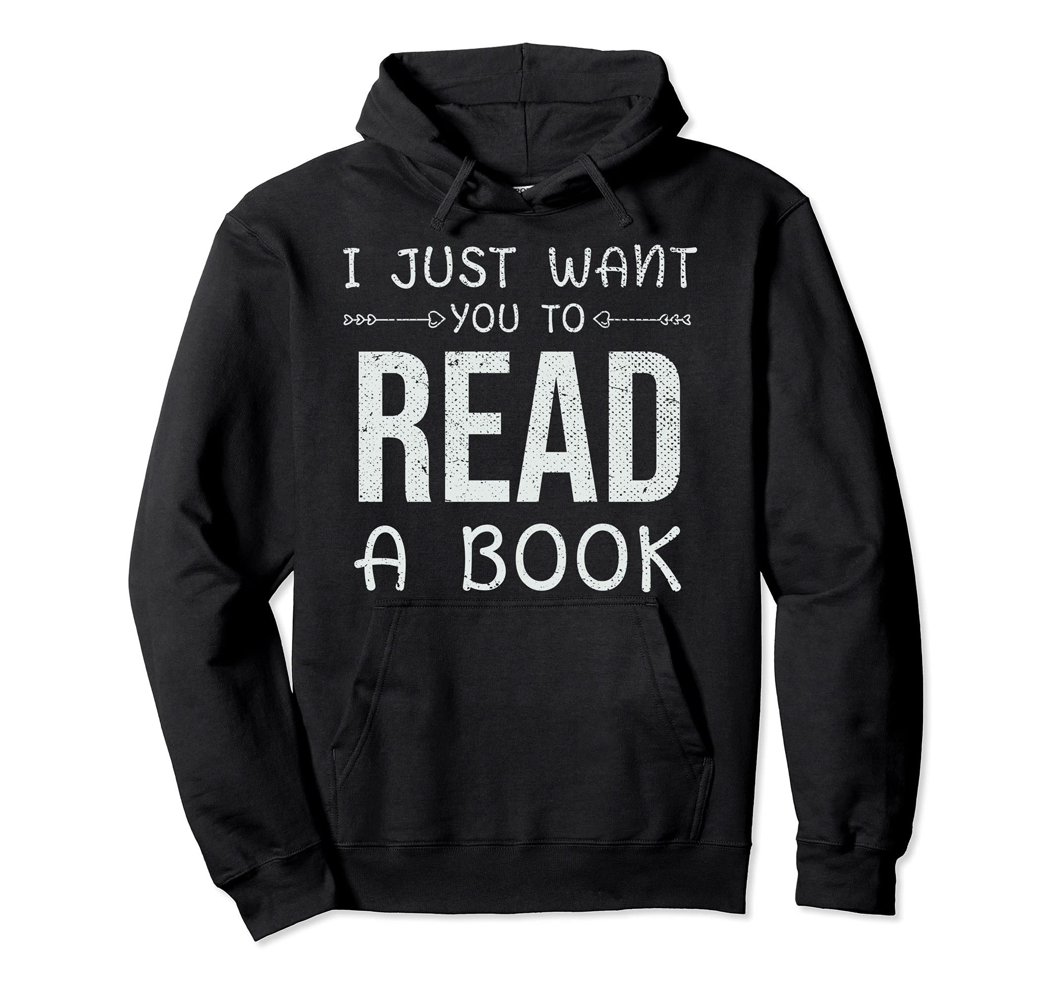 Funny Library Geek Bibliophile Bookworm Hoodie - Fun Novelty Design Unisex - T-Shirt, Sweatshirt, Hoodie