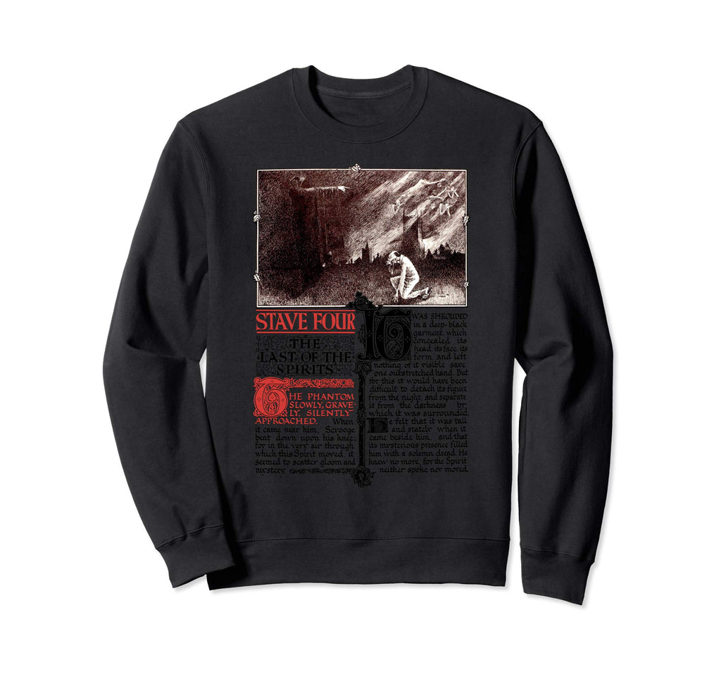 Ebenezer Scrooge Carol Ghost Future Sweatshirt - Custom Art Print Men Women - T-Shirt, Sweatshirt, Hoodie