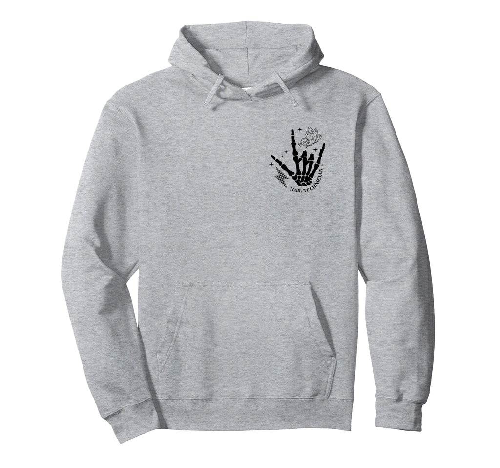 Nail Tech Rockin Self Care Revolution Nail Hoodie - Graphic Print Unisex - T-Shirt, Sweatshirt, Hoodie