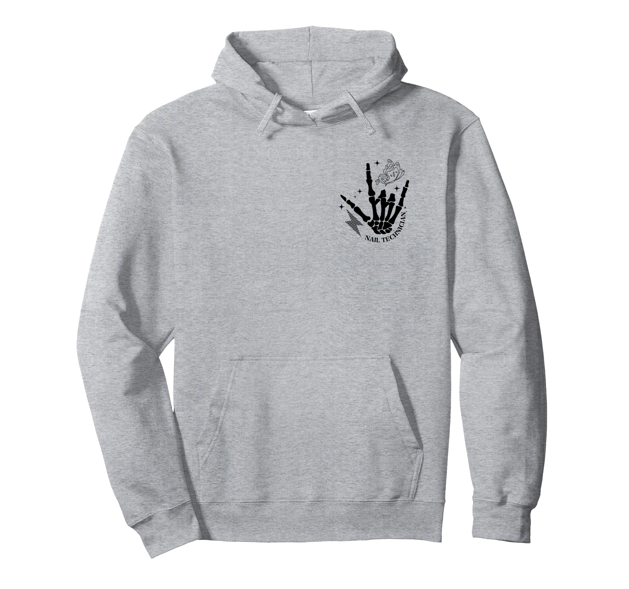 Nail Tech Rockin Self Care Revolution Nail Hoodie - Graphic Print Unisex - T-Shirt, Sweatshirt, Hoodie