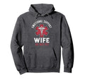 Funny Emotional Support Wife Do Not Pet Hoodie - Unique Graphic Men Women - T-Shirt, Sweatshirt, Hoodie