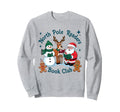 Funny North Pole Book Club Hot Cocoa Sweatshirt - Graphic Print Men Women - T-Shirt, Sweatshirt, Hoodie