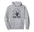 Nail Tech Rockin Self Care Revolution Nail Hoodie - Unique Graphic Unisex - T-Shirt, Sweatshirt, Hoodie