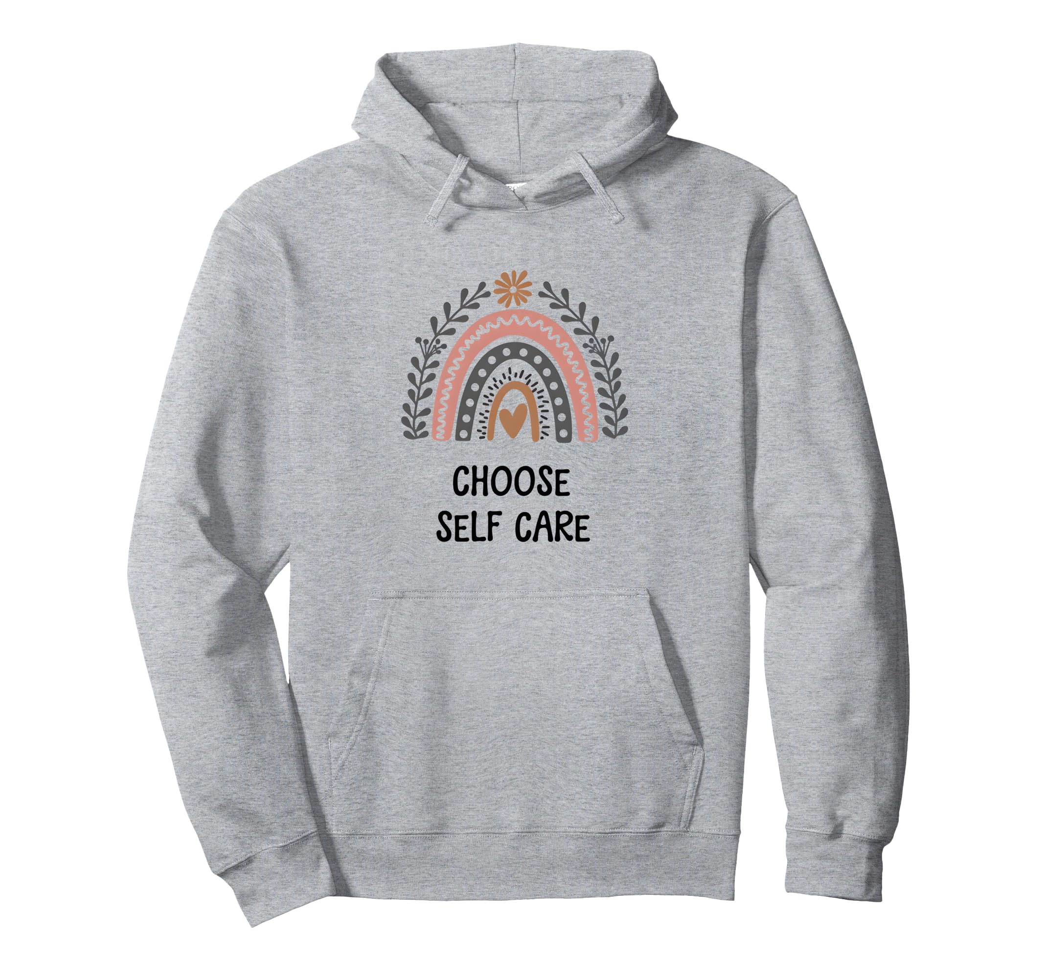 Mental Health Awareness Choose Self Care Hoodie - Custom Art Print Unisex - T-Shirt, Sweatshirt, Hoodie