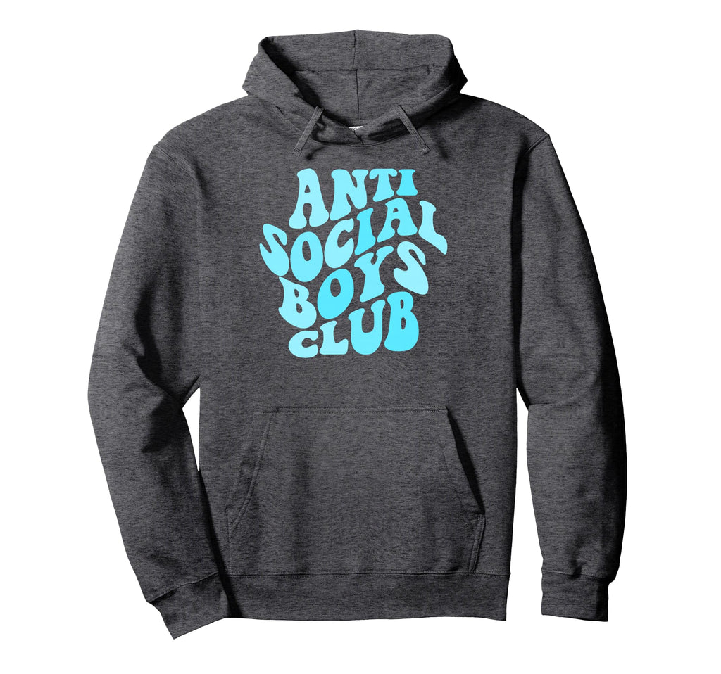Anti Social Club Funny Introvert Anti Hoodie - Minimalist Print Men Women - T-Shirt, Sweatshirt, Hoodie