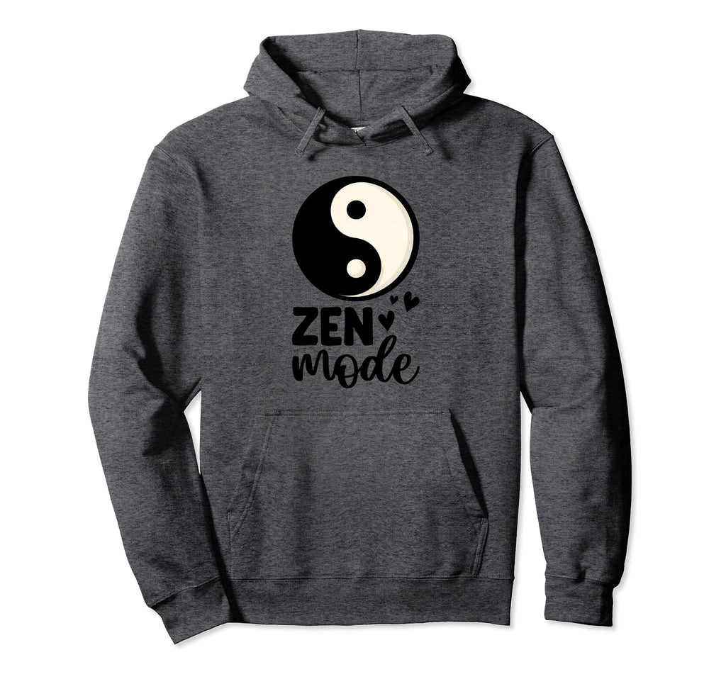 Zen Mode Peaceful Positive Yoga And Hoodie - Custom Art Print Men Women - T-Shirt, Sweatshirt, Hoodie