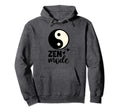Zen Mode Peaceful Positive Yoga And Hoodie - Custom Art Print Men Women - T-Shirt, Sweatshirt, Hoodie