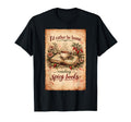 Id Rather Be Home Reading Spicy T-Shirt - Minimalist Print for Adults - T-Shirt, Sweatshirt, Hoodie