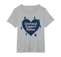 Emotional Support Human Counselor Gift T-Shirt - Novelty Apparel Unisex - T-Shirt, Sweatshirt, Hoodie