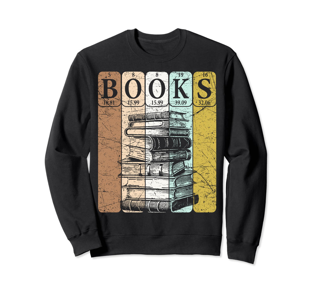 Book Reader Periodic Table Sweatshirt - Minimalist Print Men Women - T-Shirt, Sweatshirt, Hoodie