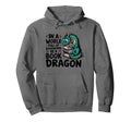 World Full Bookworms Be Book Dragon Hoodie - Trendy Graphic Unisex - T-Shirt, Sweatshirt, Hoodie