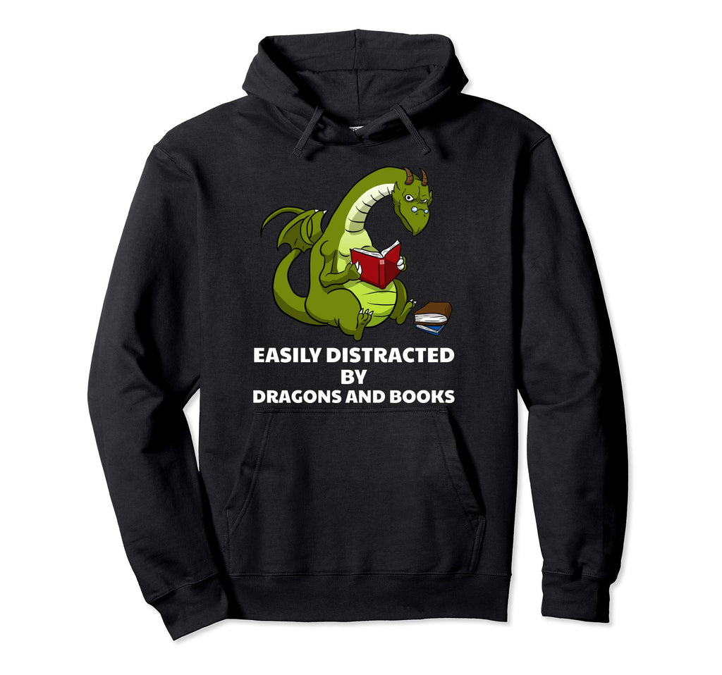 Easily Distracted Dragons And Hoodie - Casual Everyday Wear for Adults - T-Shirt, Sweatshirt, Hoodie