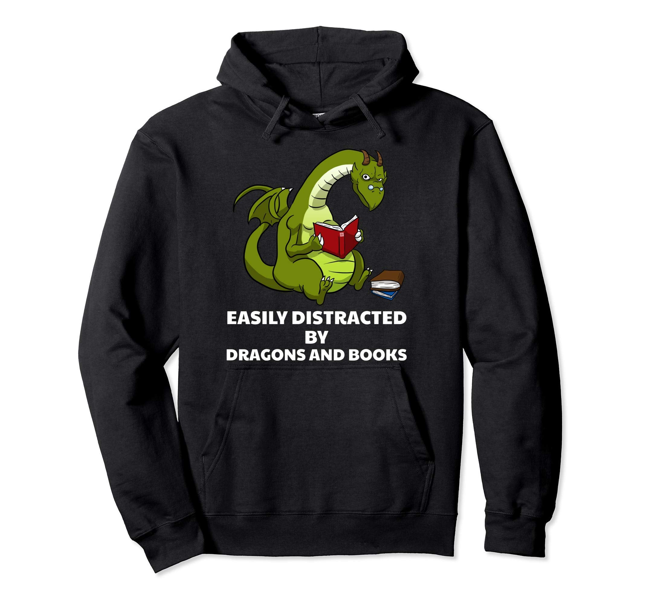 Easily Distracted Dragons And Hoodie - Casual Everyday Wear for Adults - T-Shirt, Sweatshirt, Hoodie