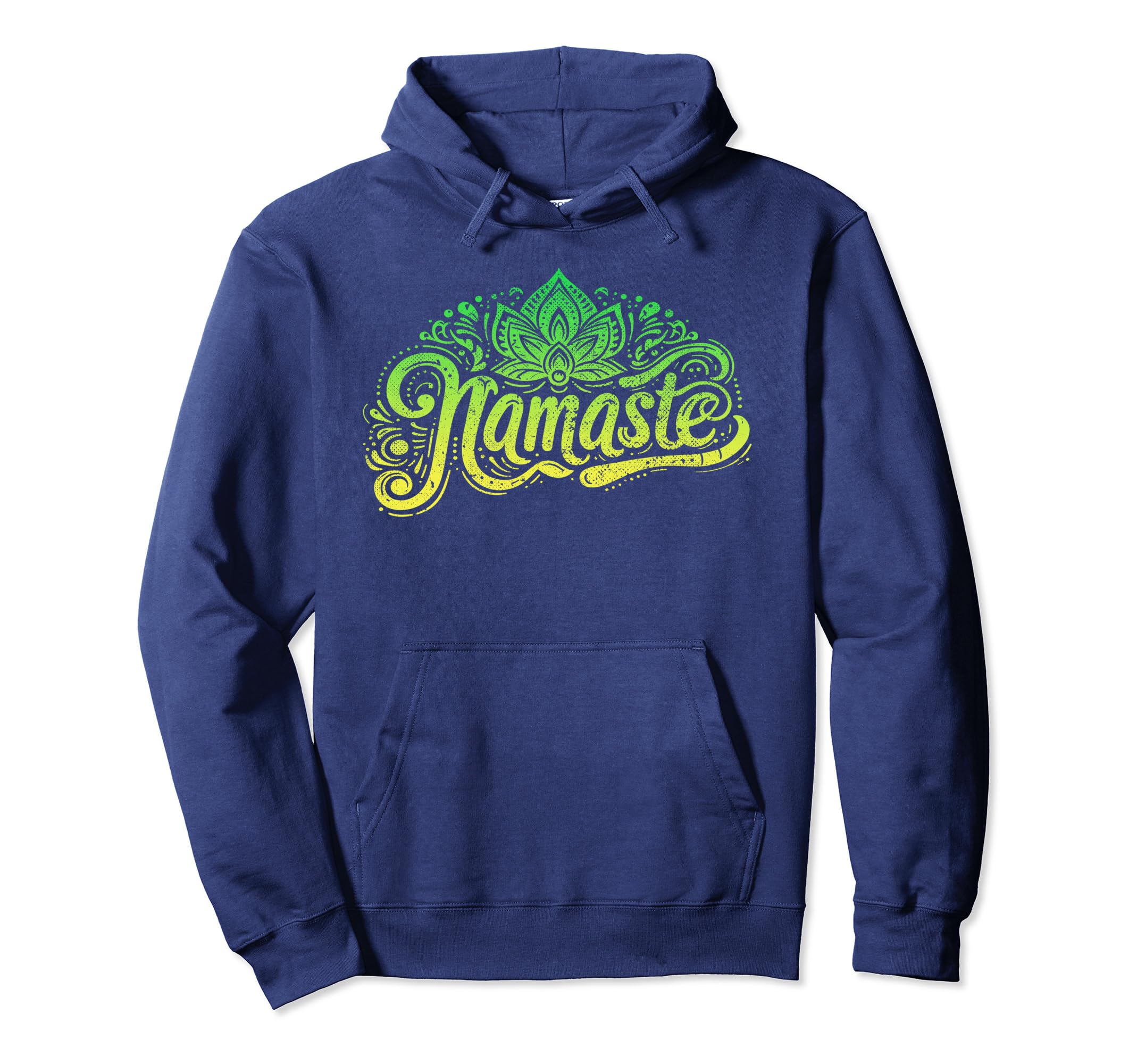Namaste Yoga Meditation Zen Lotus Mandala Hoodie - Novelty Apparel Unisex - T-Shirt, Sweatshirt, Hoodie