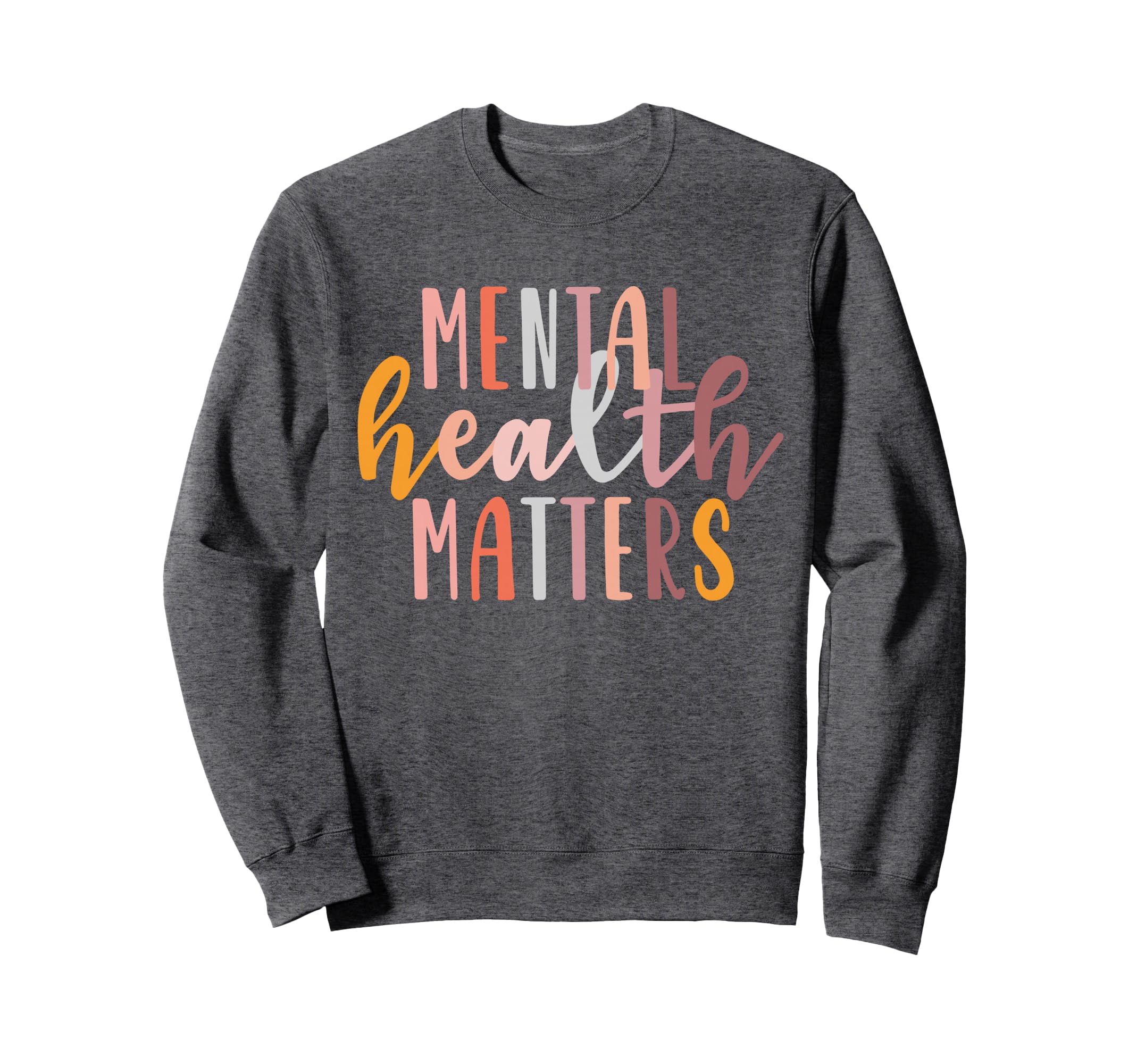 Mental Health Matters Human Brain Sweatshirt - Graphic Print for Adults - T-Shirt, Sweatshirt, Hoodie