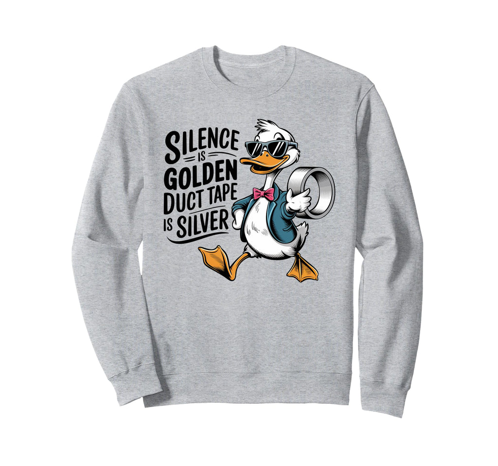 Sarcastic Duck Funny Introvert Duct Sweatshirt - Streetwear Style Unisex - T-Shirt, Sweatshirt, Hoodie