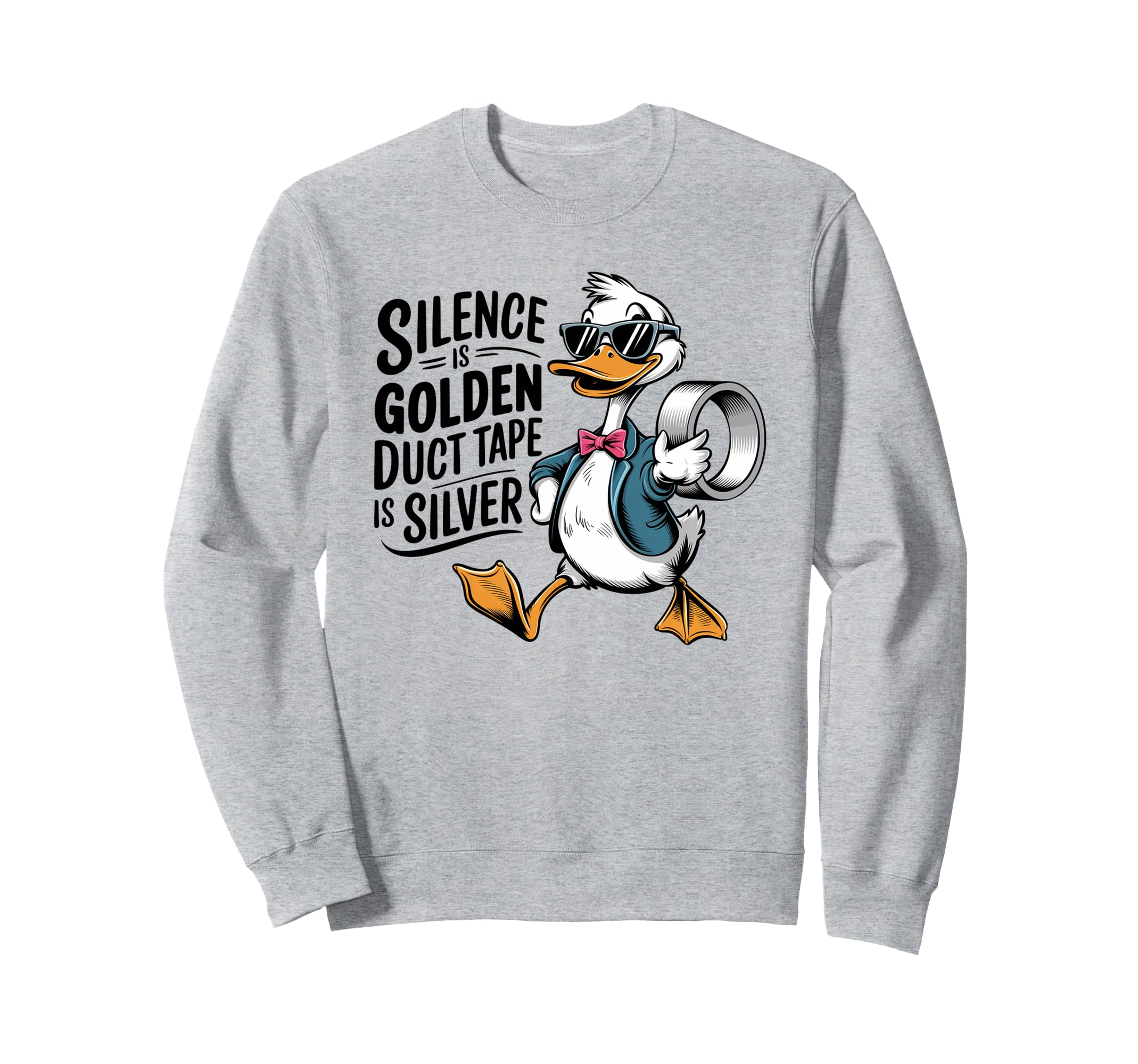 Sarcastic Duck Funny Introvert Duct Sweatshirt - Streetwear Style Unisex - T-Shirt, Sweatshirt, Hoodie