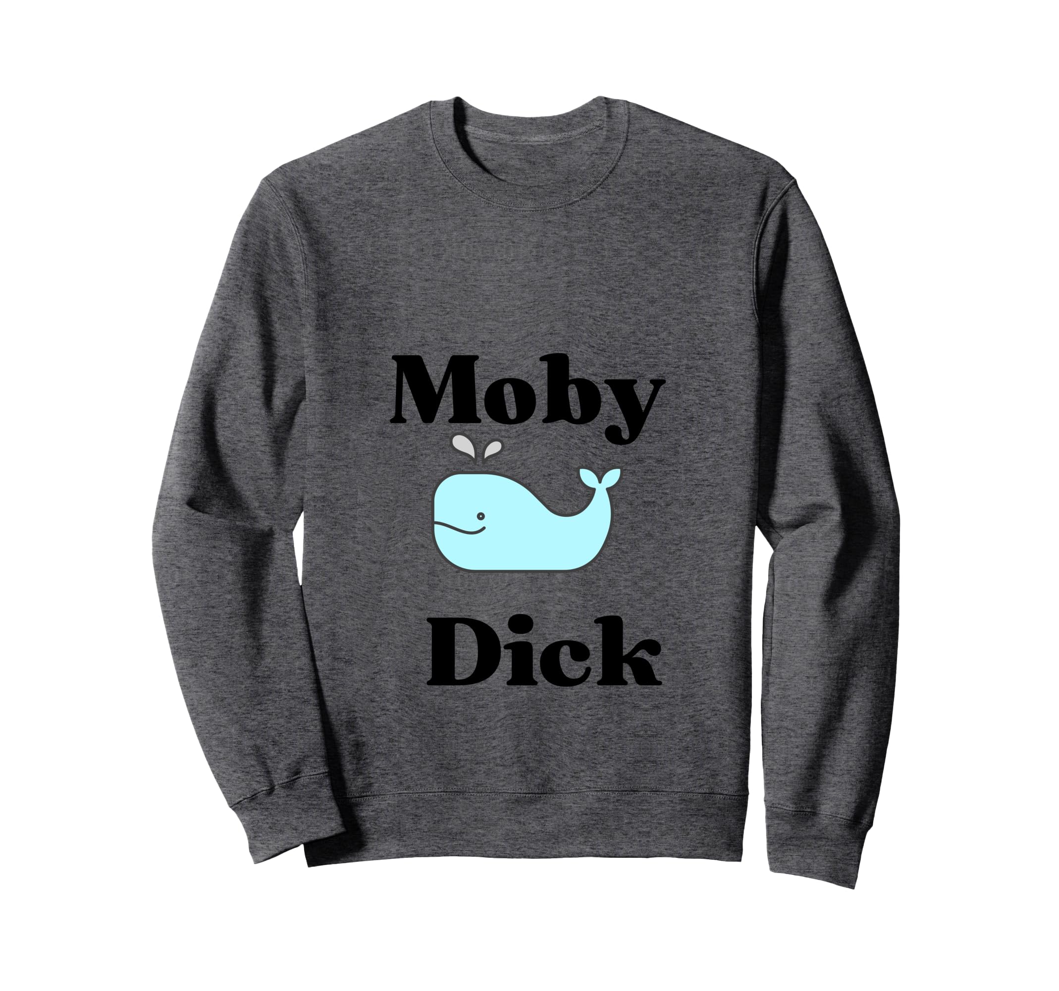 Moby Dick Great Whale Herman Sweatshirt - Fun Novelty Design Unisex - T-Shirt, Sweatshirt, Hoodie