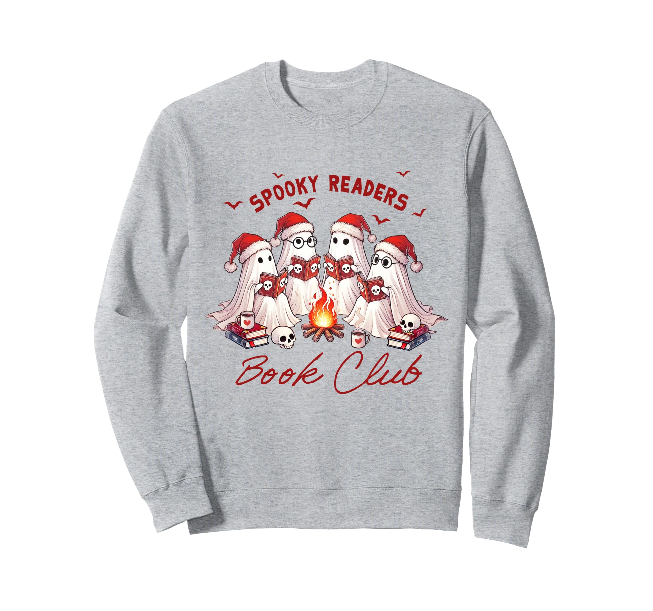 Spooky Readers Book Club Halloween Sweatshirt - Streetwear Style Men Women - T-Shirt, Sweatshirt, Hoodie